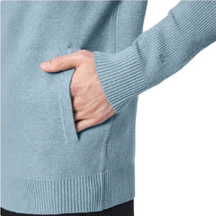 MODERN AMBITION – BRAND NEW MEN’S LARGE FULL ZIP HOODIE SWEATSHIRT, LIGHT BLUE