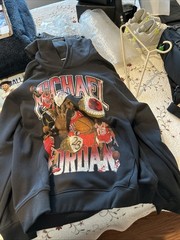 MICHAEL JORDAN 6 RINGS Nike Jordan Brand Hooded Sweatshirt XL Hoodie #23 BULLS!!