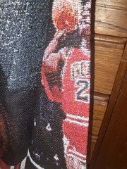 Brand X Studios Designer Brand Michael Jordan 3 Tapestry Pullover Hoodie Medium