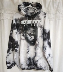 Ice Cube Official Hoodie Mens L Tie Dye Rap Hip Hop Merch Oversized Boxy Fit Y2K