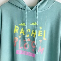 Rachel Bloom On Tour 2019 Hoodie 2XL Green Blue Sweatshirt Crazy Ex Girlfriend
