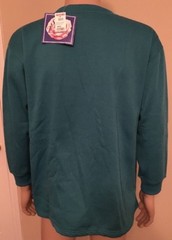 Vintage NWT Southern Expressions Teal Crewneck Sweatshirt 2XL 88/12 Soft Blank