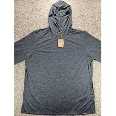 NEW Patagonia Capilene Cool Daily Hoodie Mens 2XL Smolder Blue Base Layer