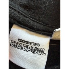 Marvel Studios Deadpool Wolverine Graphic Hoodie Black Mens XL Comic Back Print