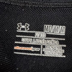 Under Armour Hoodie Mens Medium Black Full Zip Long Sleeve Jacket All Season