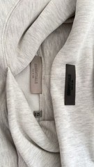 Fear of God Essentials Light Oatmeal Hoodie size XS