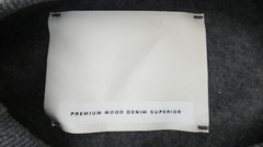 Premium Mood Denim Superior Sweatshirt Grey Soft Fleece Lined Italy Designer XL
