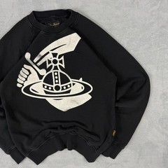 Vintage Vivienne Westwood 2000’s Y2K Anglomania Orb Black Size Small Sweatshirt