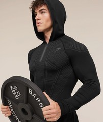 Gymshark Onyx V1 Men’s L Black long sleeve on hand