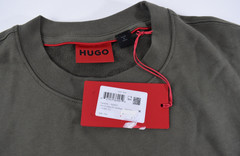 Hugo Boss Men’s Sweatshirt New S M L XL XXL Green Crew Neck Pullover Logo