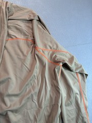 North Face Men’s Summer LT Hoody Hoodie Sun Shirt Long Sleeve Medium Khaki Stone