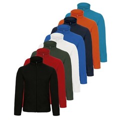 Mens Fleece Jacket Full Zip Outdoor Warm Polar Anti Pill Workwear Heavy Winter