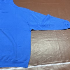 Men’s XL Blue Pullover Fleece Hoodie Drawstring Kangaroo Pocket Blank Fruit Loom