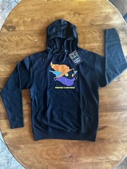 New Mishka x MOTU Orko Hoodie Sweatshirt Mattel Creations Black Size Medium