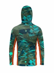 Fishing Hoodie T-shirts Men Long Sleeve Anti-Uv Sun Protection Hoodies Face Mask