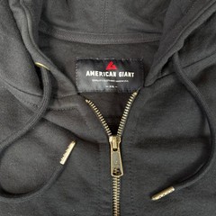 American Giant Classic Full Zip Hoodie Mens XXL Black Heavy $168 USA New NWOT