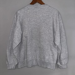 CHAMPION Vintage Crewneck Sweatshirt Men’s Large Gray Made USA Blank 90s 20×25