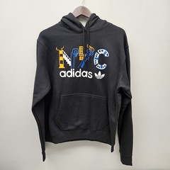 Men’s Adidas Originals NYC New York City Hoodie ‘Black’ / HN3071 / Size Medium