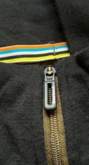 Smartwool Men’s 1/4 Zip All-Season Merino Wool Base Layer Large Brown Black