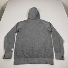 Reigning Champ Hoodie Mens Large Gray Adidas Zip Up Sweater Jacket Stretch Gym