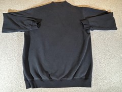 Duluth Trading Sweatshirt Mens Large Tall Blue 1/4 Snap Pullover Fleece Lined LT