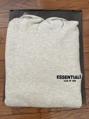 Fear of God Essentials Pullover Hoodie Sweater Light Oatmeal ‘Stretch Limo’ XL