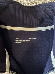 Under Armour Men’s 96 Playback Color block 1/4 Zip Fleece Pullover Size L
