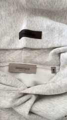 Fear of God Essentials Light Oatmeal Hoodie size M