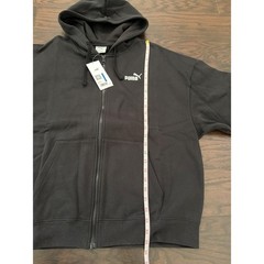 Puma ESS Comfort Full-Zip Hoodie Mens XL Black Fleece Sweatshirt 682408 01