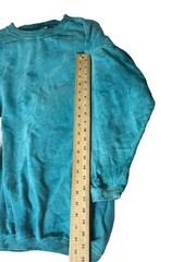 VTG 90s Gasoline Tie Dye Sweatshirt Unisex One Size To Large Blue Grunge Skaters