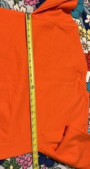 Gildan Mens Heavy Blend Crewneck Sweatshirt Sz M Orange With A Letter S In Blue