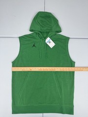 Nike Jordan Jumpman Dri-FIT Green Sleeveless Hoodie $77 DQ7946-388 Pick Size