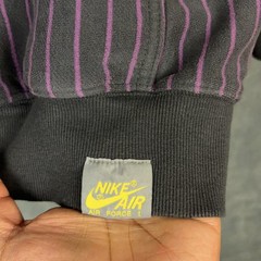 Nike BRS Air Force 1 Hoodie Mens Size Large Loose Fit Striped Faded RARE
