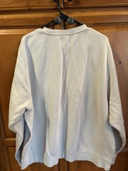 Nike Men’s 2XL Cotton Blend Fleece Crew Neck Pullover Sweatshirt Gray Logo
