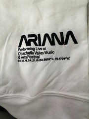 ARIANA GRANDE COACHELLA VALLEY MUSIC NASA ONE SMALL STEP FOR WOMEN PULLOVER