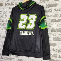 Boombah Jaguars Football Player Number 23 Franzwa Hoodie Mens Size M Black Green