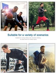 Men Athletic Shirt Workout Running Long Sleeve Shirt Hoods hoodie Quick Dry Cool