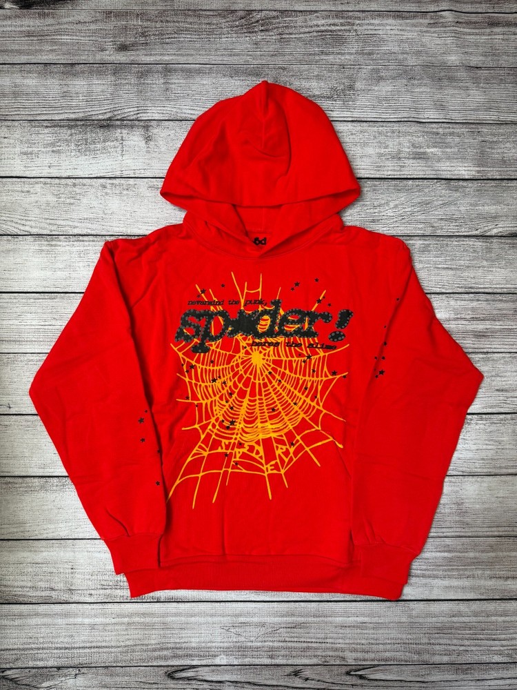 *BRAND NEW* Spider Worldwide Punk V2 Red Hoodie US Men’s – Size XL