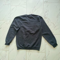 Gildan Heavy Blend Mens Small Black Blank Plain Crewneck Sweatshirt Fleece
