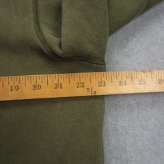 Timberland Jacket Mens Large Olive Green Full Zip Sherpa Lined Hoodied
