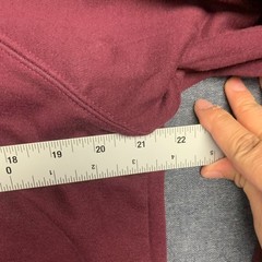 Champion Unisex Sweatshirt L Maroon Authentic Athleticwear Crewneck Script Logo