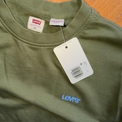 NEW Levi’s Sweatshirt XL Olive Green Graphic Print Crewneck Floral Street NWT