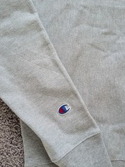 Champion Reverse Weave Sweatshirt Mens Medium Multicolor Script Logo Pullover