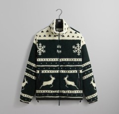 KITH KITHMAS PRINTED SHERPA JACKET SIZE XXL (KHM010731-302) DS REPUTABLE SELLER