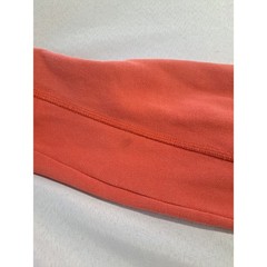 Fat Face Mens Full Zip Hoodie Coral Red Waffle Lined Hood Sweatshirt Medium