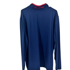 NFL Team Apparel New England Patriots Mens XL Navy Blue Quarter Zip Pullover
