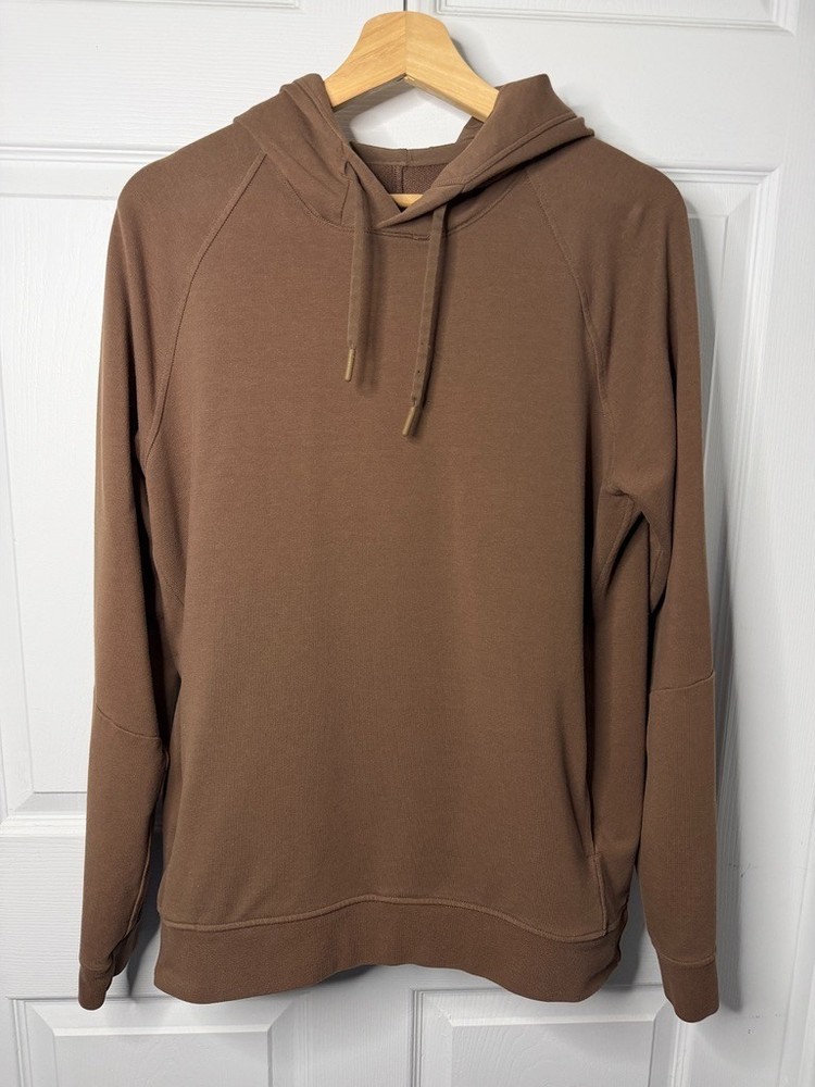 Lululemon Men’s Large Dark Mocha Brown City Sweat Pullover Hoodie