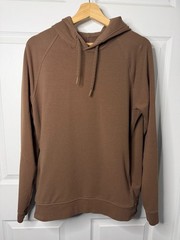 Lululemon Men’s Large Dark Mocha Brown City Sweat Pullover Hoodie