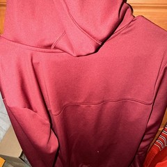 PUMA Men’s Red Fleece Full Zip Hooded Hoodie w/ Pockets Size L
