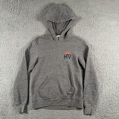 Faherty Marthas Vineyard Hoodie Medium Pullover Rayon Blend Double Sided Logo